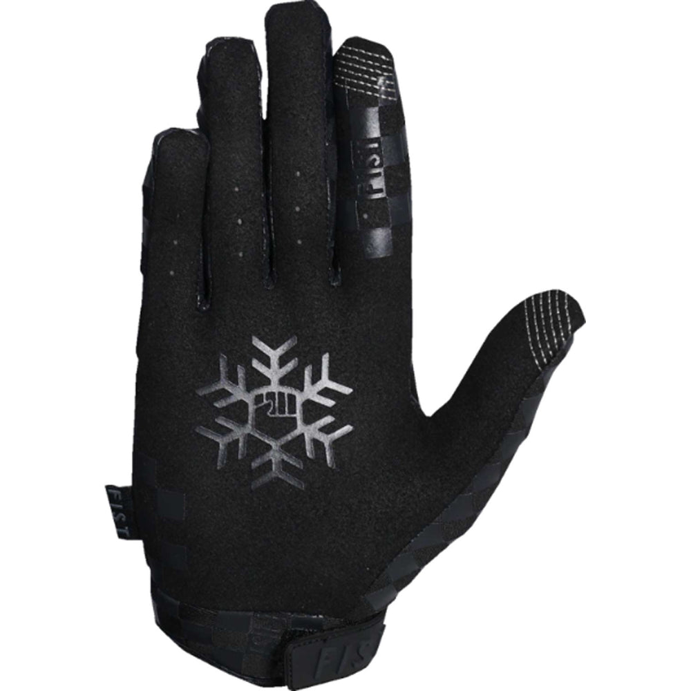 Fist Chequer Frosty Cold Weather Gloves - Palm View