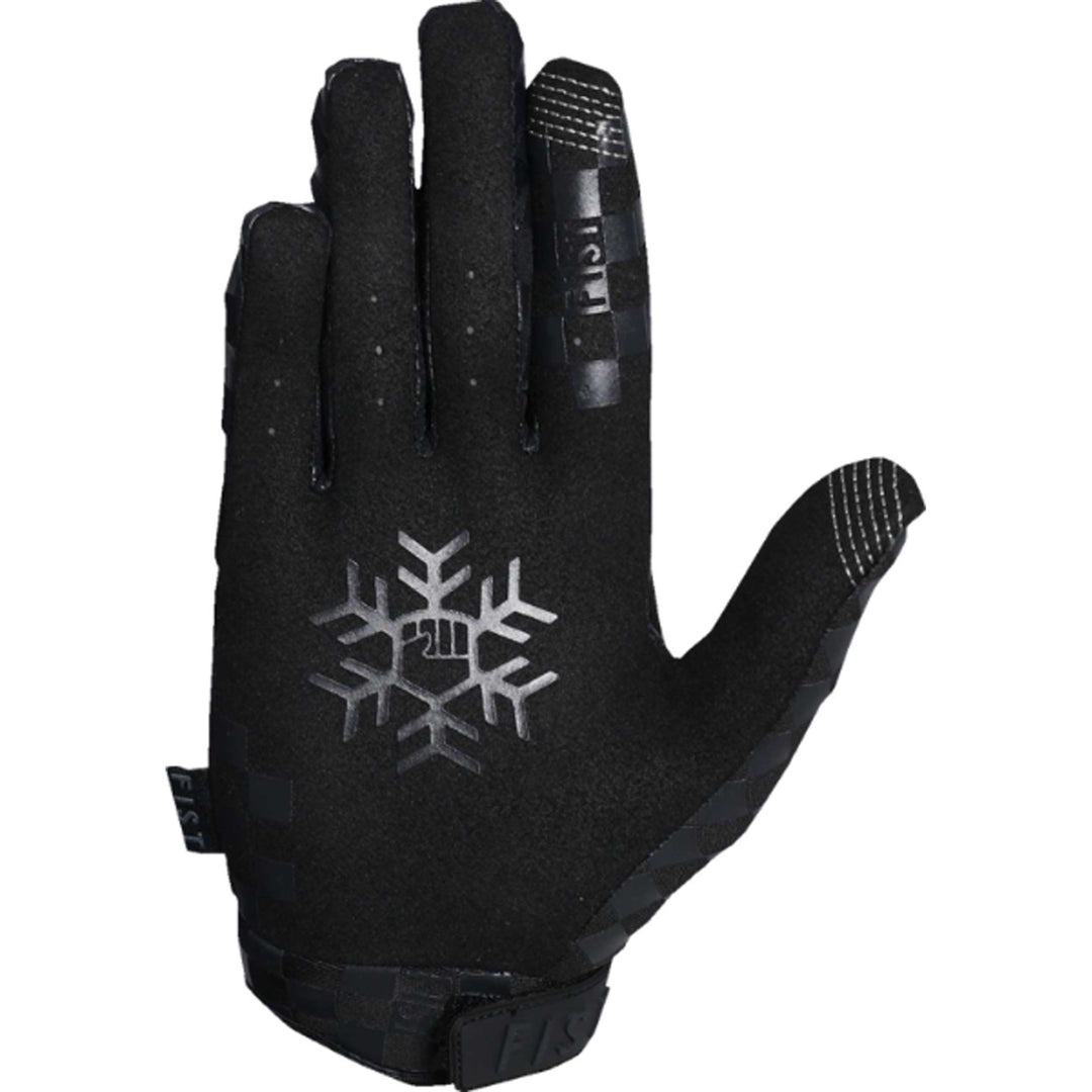 Fist Chequer Frosty Cold Weather Gloves - Palm View
