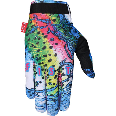 Fist Lil Fists Strapped Dylan Long Red Label Keep It Reel Gloves - Back of Hand View