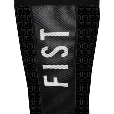 Fist Moto Sock Black - Close-Up of Logo and Details