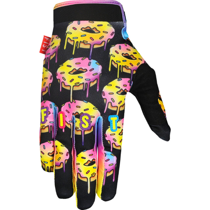 Fist Strapped Caroline Buchanan Red Label Sprinkle Fades Gloves - Back of Hand View