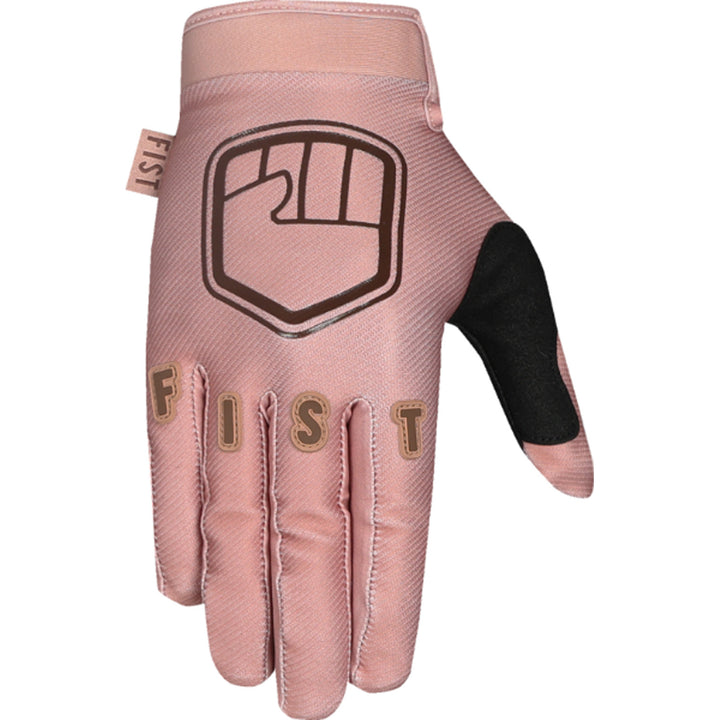 Fist Strapped Earth Stocker Gloves Tan - Back of Hand View