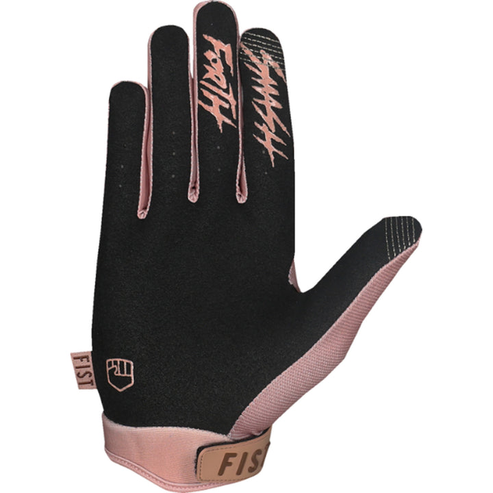 Fist Strapped Earth Stocker Gloves Tan - Palm View