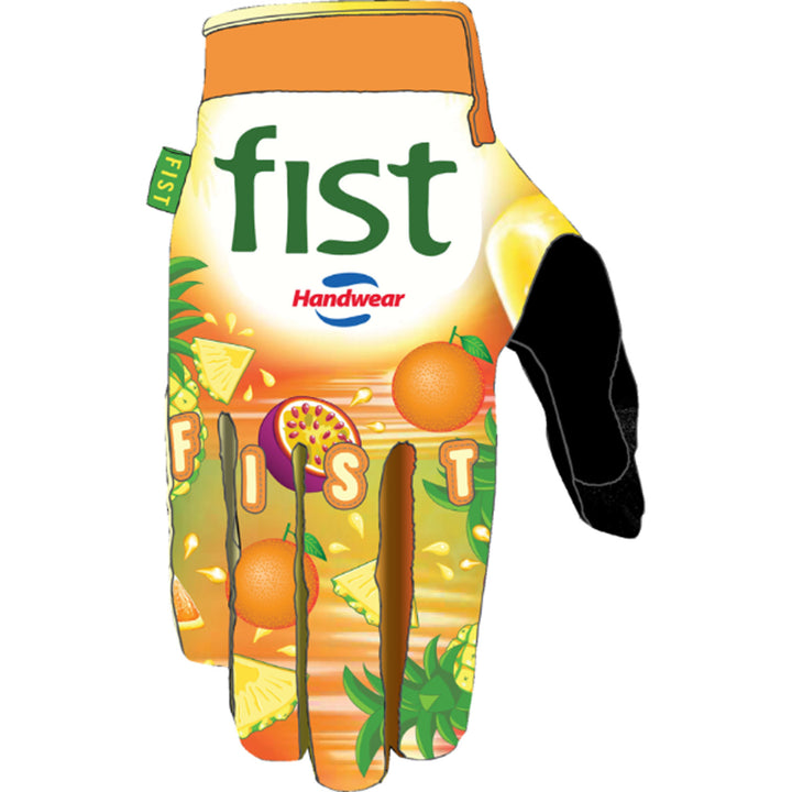 Fist Strapped Fruit Punch Gloves - Back of Hand View