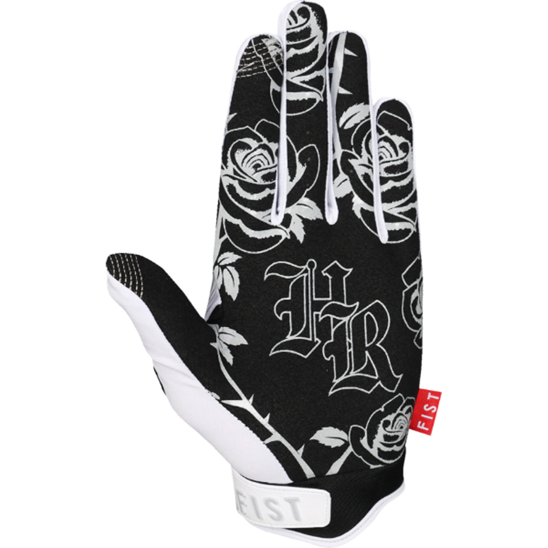 Fist Strapped Hannah Roberts Red Label Eye Candy Gloves - Left Hand Palm View