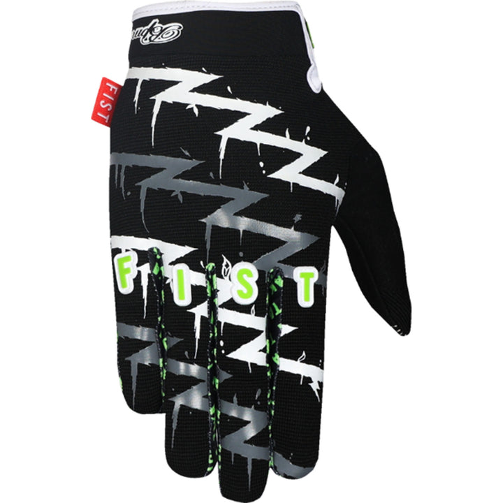 Fist Strapped Taka Higashino Cali Roll Gloves - Back of Hand View