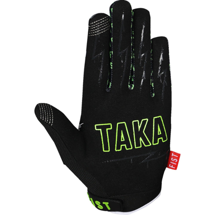 Fist Strapped Taka Higashino Cali Roll Gloves - Left Hand Palm View