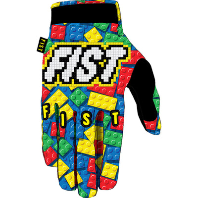 Fist Youth Strapped Build Gloves - Back of Hand View