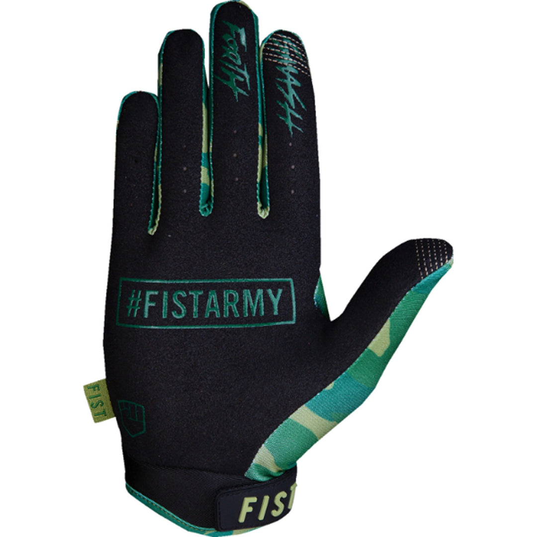 Fist Youth Strapped Stocker Gloves Camo - Palm View