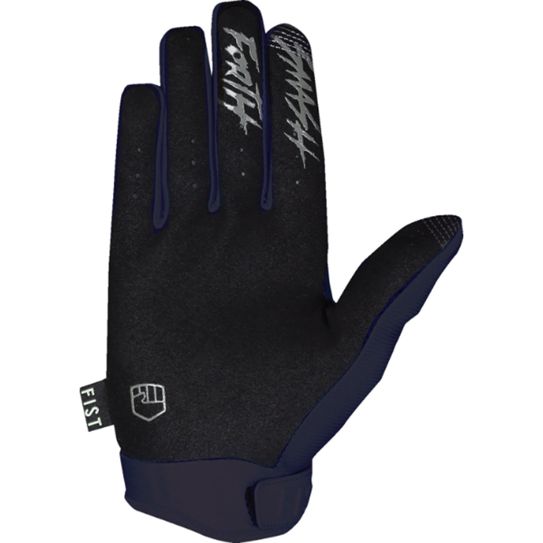 Fist Youth Strapped Stocker Gloves Navy - Palm View