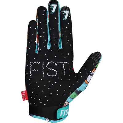 Fist Youth Strapped Saya Sakakibara Red Label Sushi Power Gloves - Right Hand Palm View