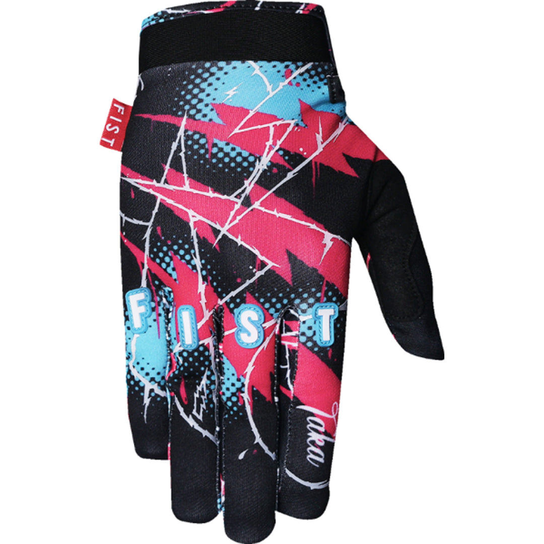 Fist Youth Strapped Taka Higashino Red Label Strike Gloves - Back of Hand View