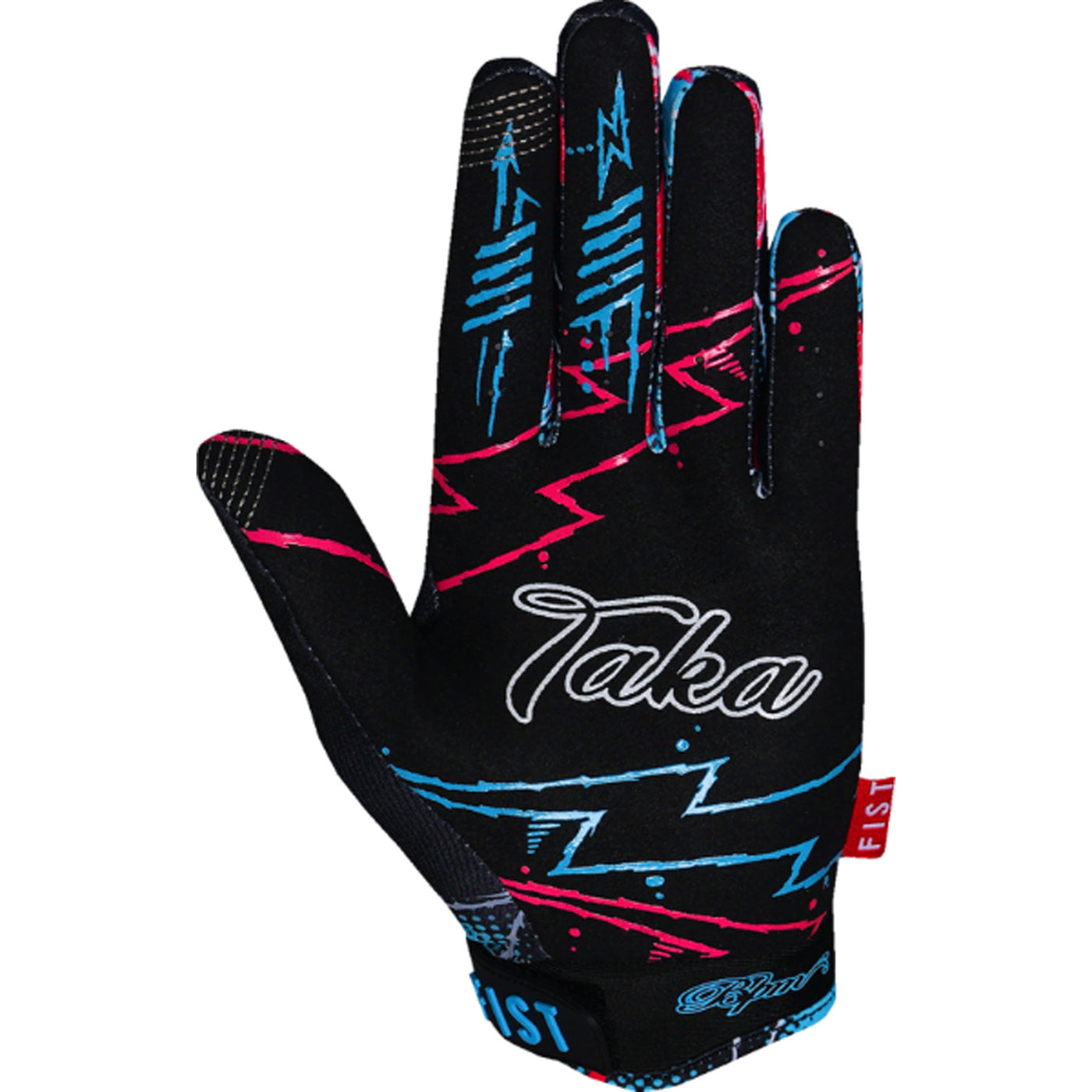 Fist Youth Strapped Taka Higashino Red Label Strike Gloves - Left Hand Palm View