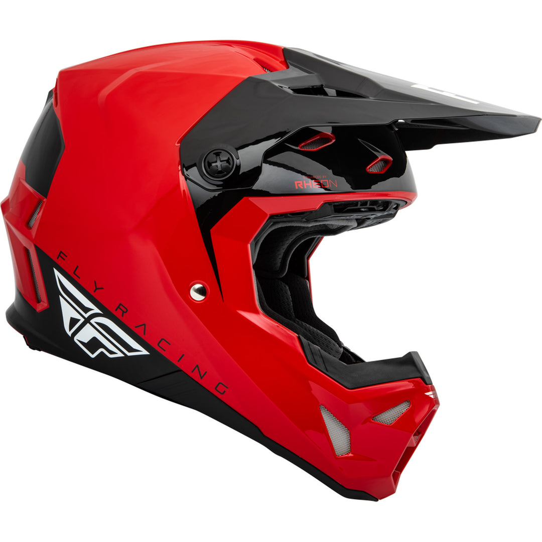 Fly Racing Formula CP Slant Helmet Red/Black/White - Side View