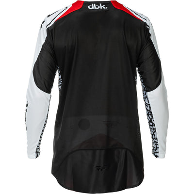 Fly Racing Evolution DST SE dbk. Jersey Black/White/Red - Rear View