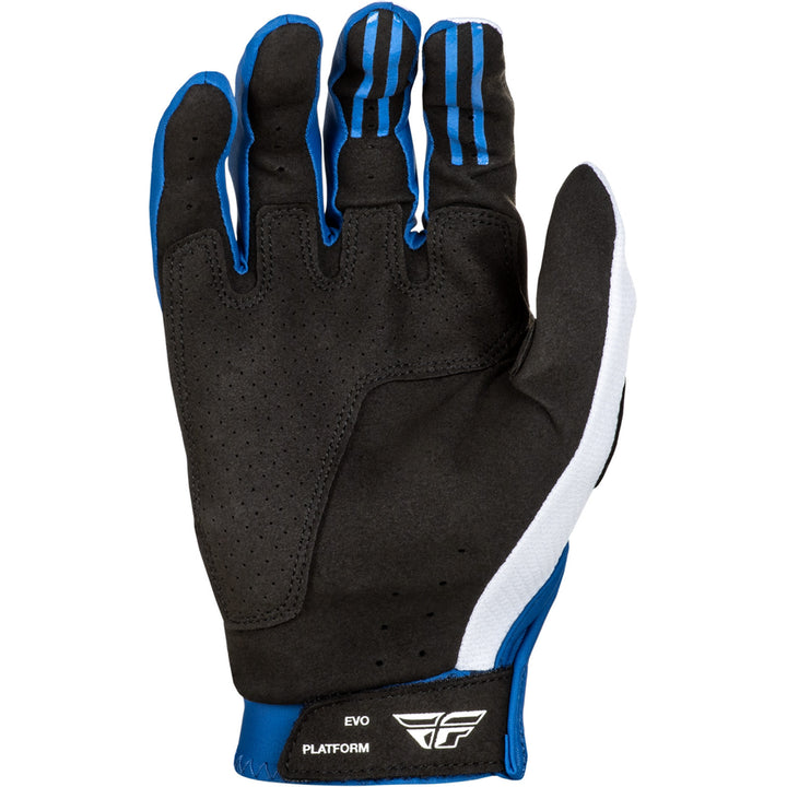 Fly Racing Evolution DST Gloves Red/White/Blue - Palm View