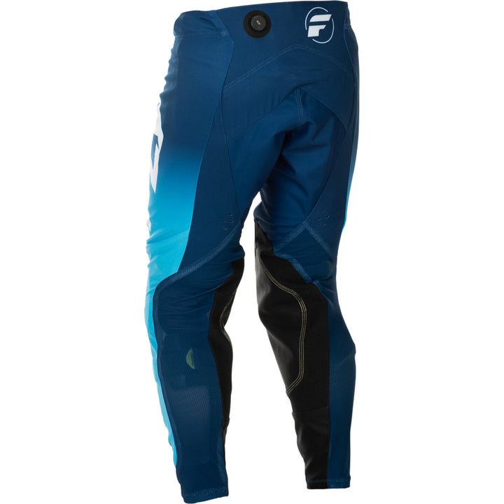 Fly Racing Evolution DST Pants Blue/White - Rear Left Side View