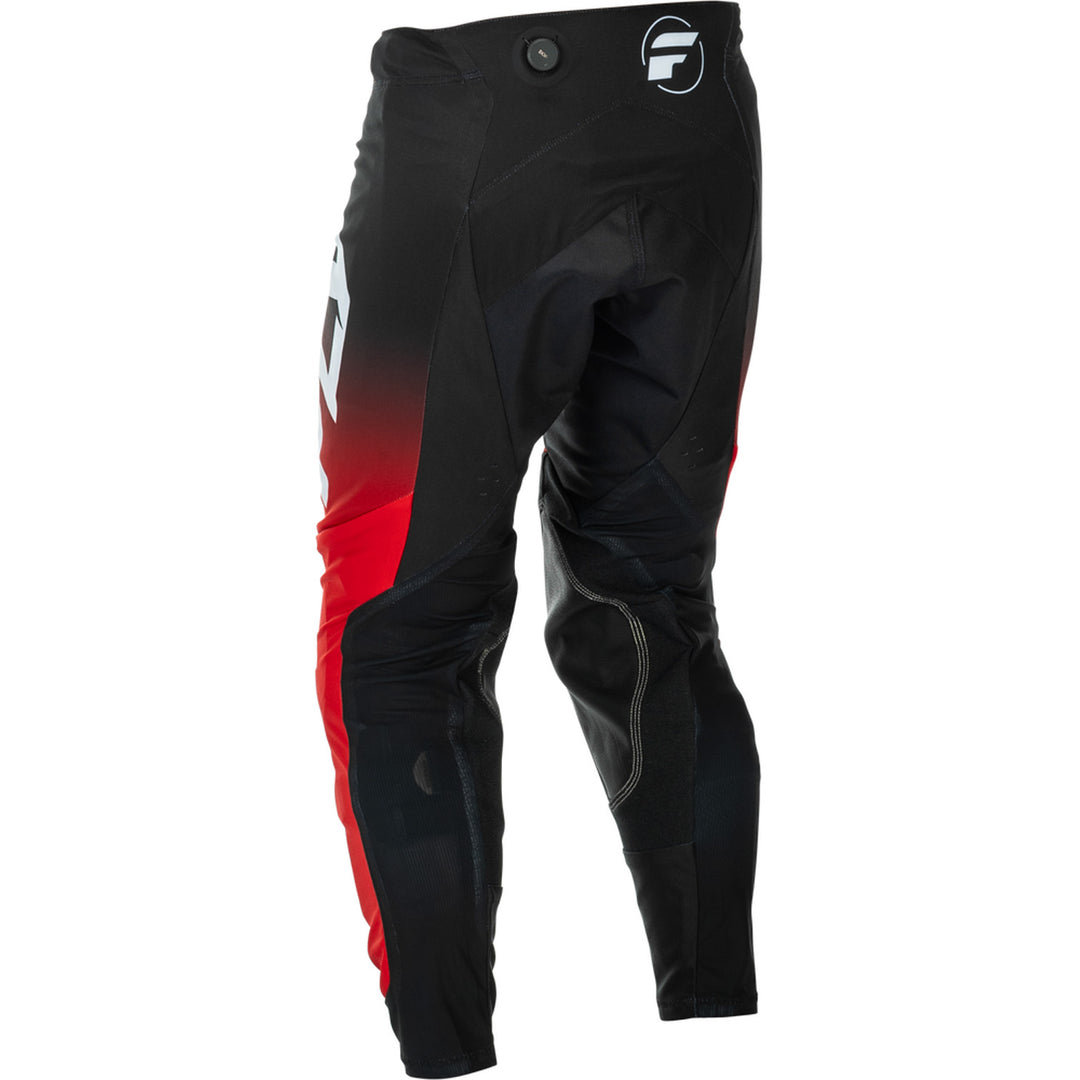 Fly Racing Evolution DST Pants Red/Black/White - Rear Left Side View