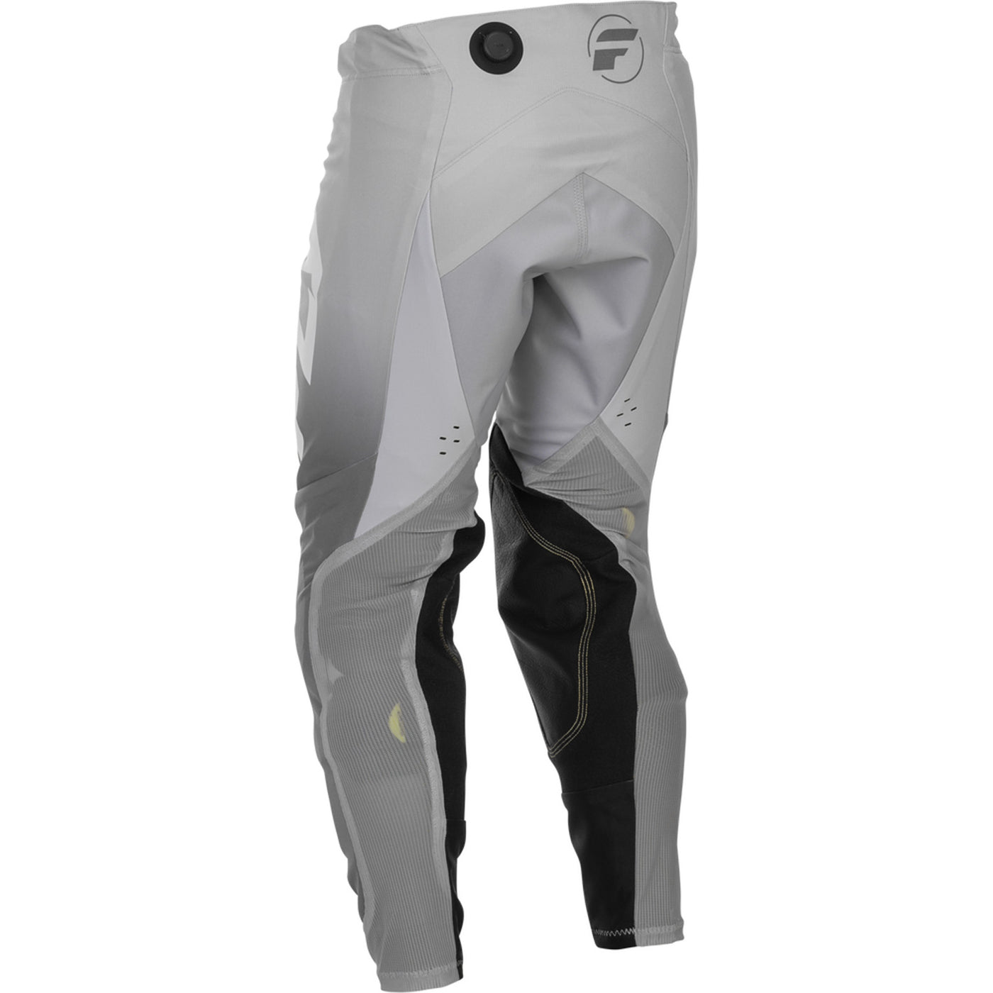 Fly Racing Evolution DST Pants White/Grey - Rear Left Side View