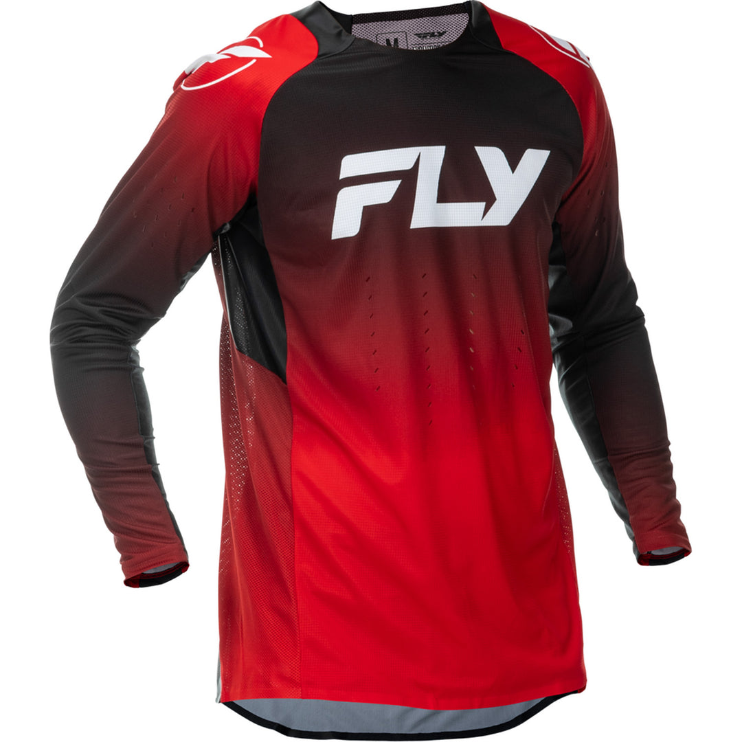 Fly Racing Evolution DST Jersey Red/Black/White - Front View