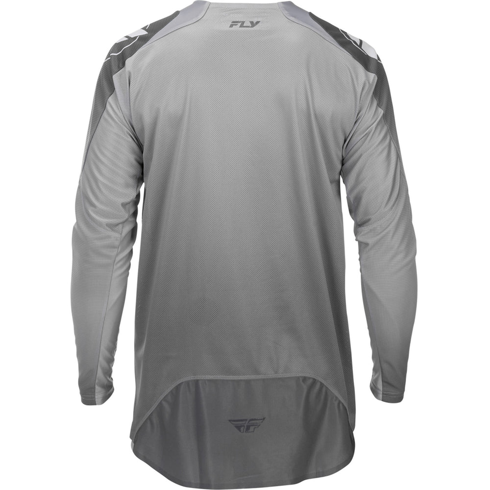 Fly Racing Evolution DST Jersey White/Grey - Rear View