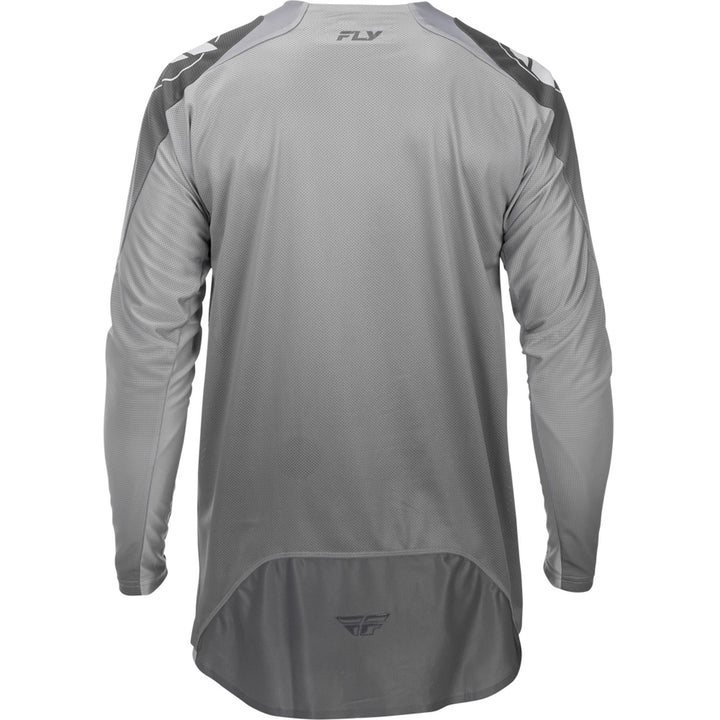 Fly Racing Evolution DST Jersey White/Grey - Rear View