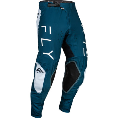 Fly Racing Evolution DST Pants Navy/White - Front Right Side View