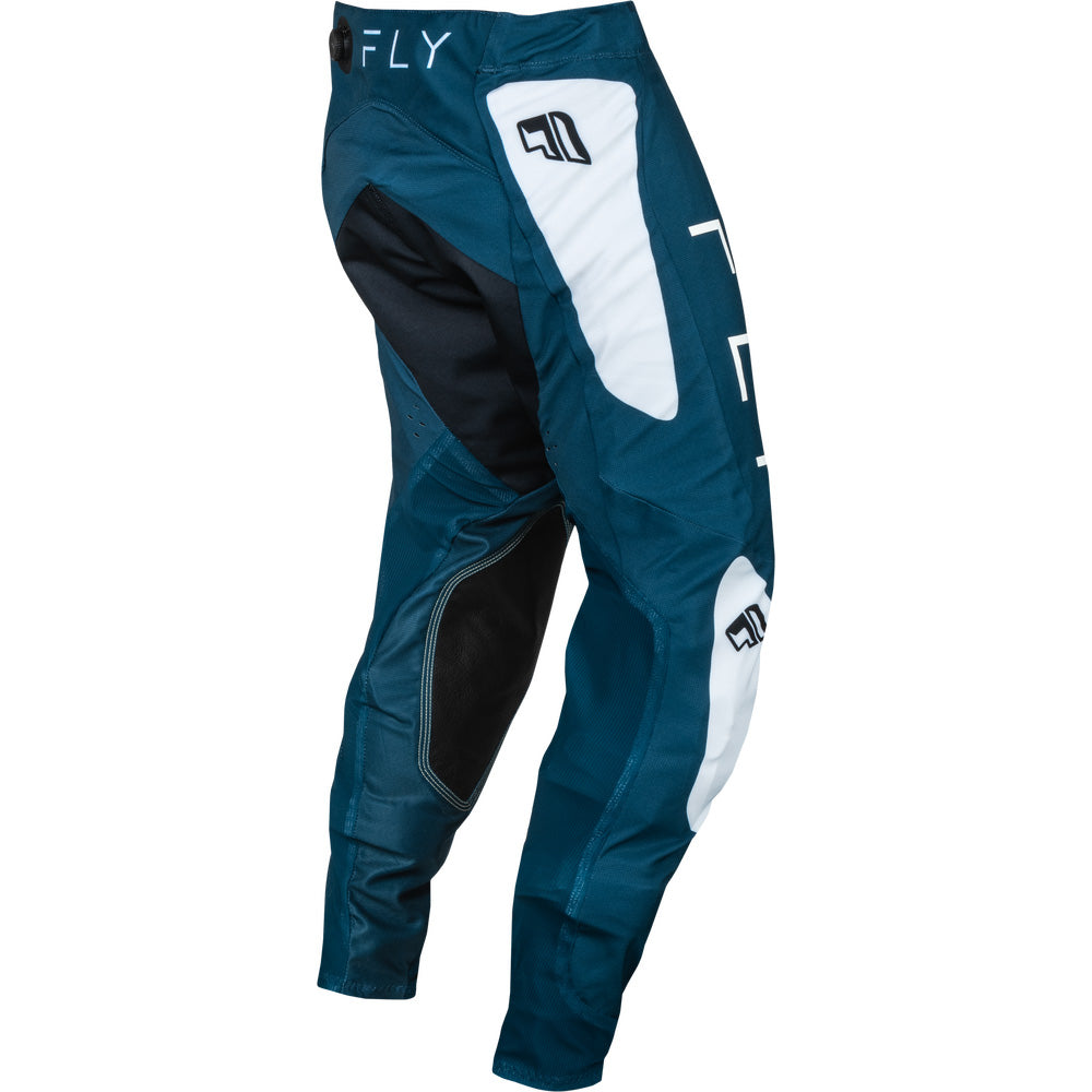 Fly Racing Evolution DST Pants Navy/White - Rear Right Side View