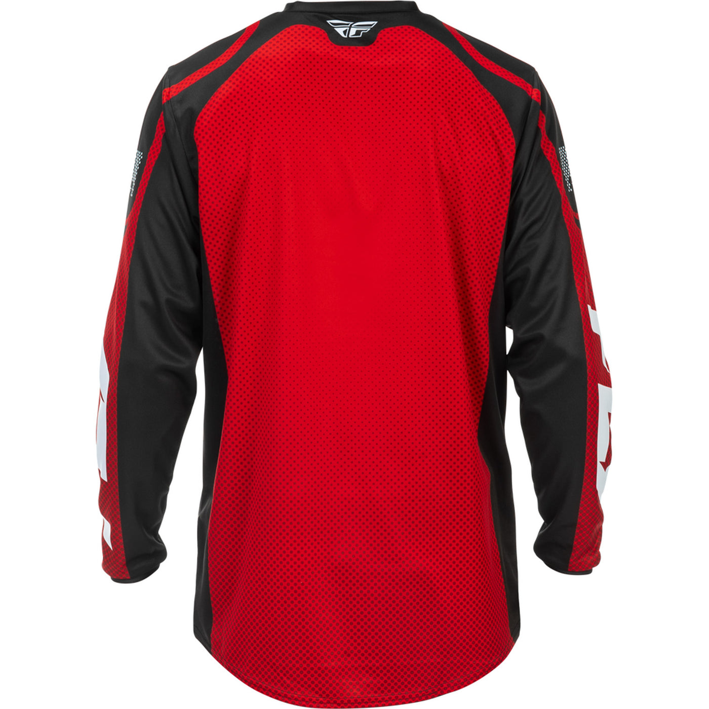 Fly Racing F-16 Jersey Red/Black/White - Rear View