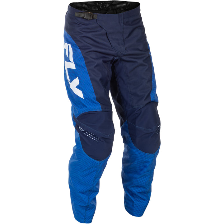 Fly Racing F-16 Pants Blue/Dark Blue/White - Front Right Side View