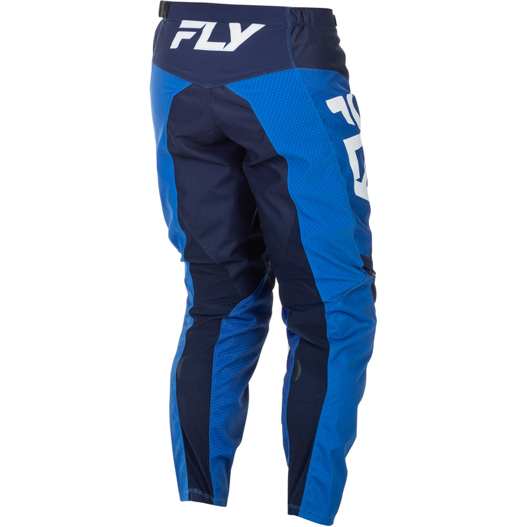 Fly Racing F-16 Pants Blue/Dark Blue/White - Rear Right Side View