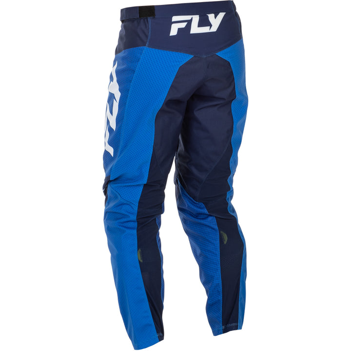 Fly Racing F-16 Pants Blue/Dark Blue/White - Rear Left Side View