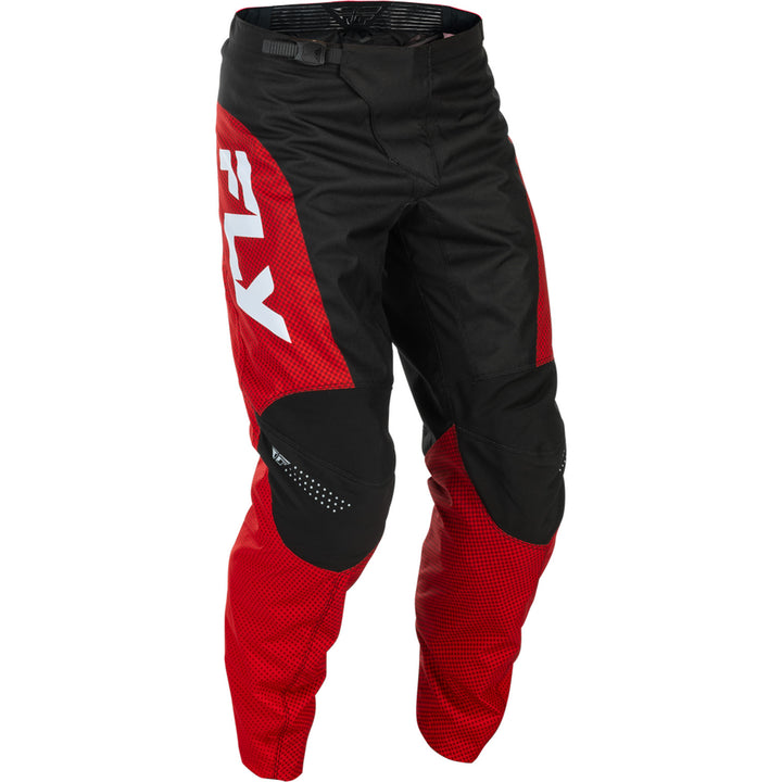 Fly Racing F-16 Pants Red/Black/White - Front Right Side View