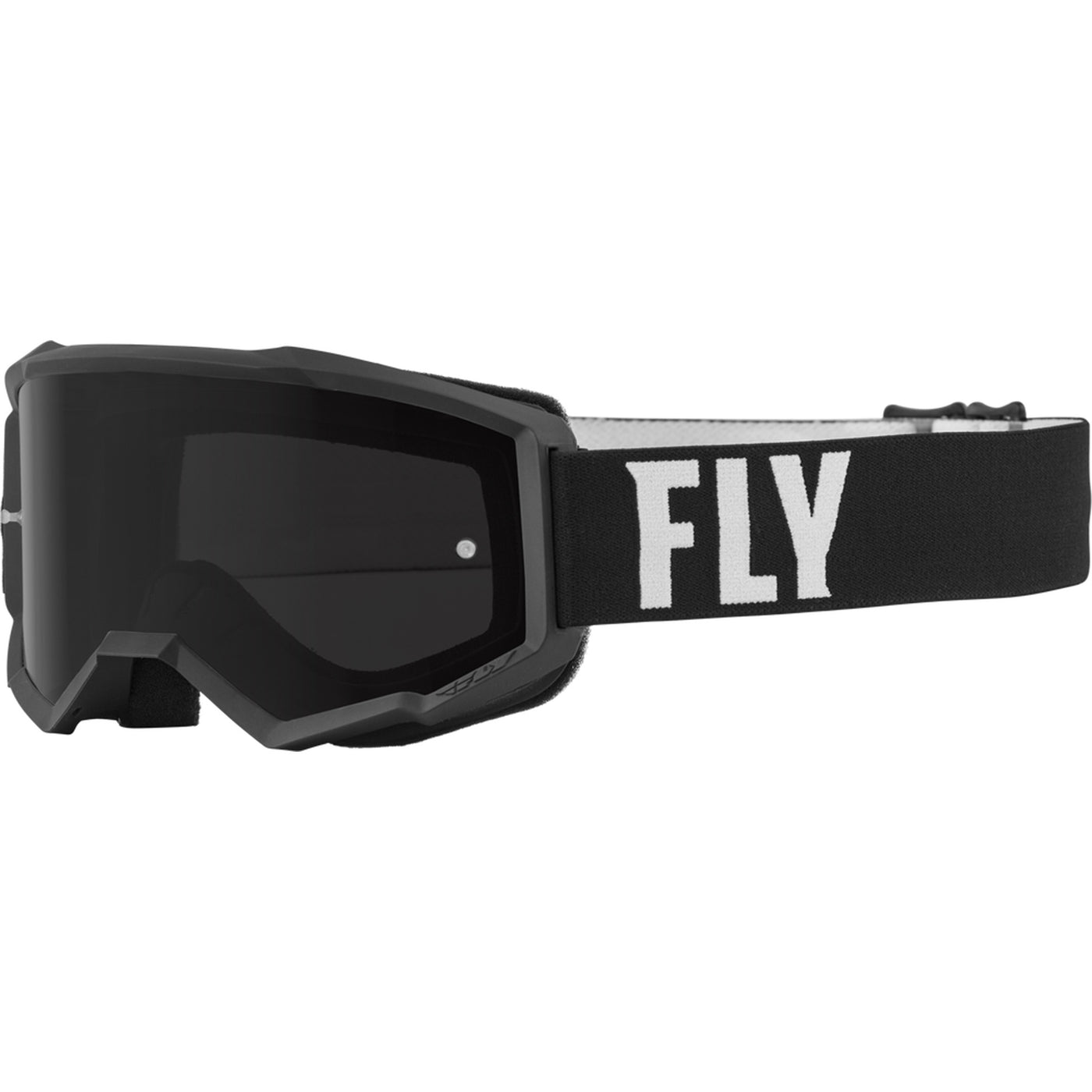 Fly Racing Focus Sand Goggle Black/White - Front Side View