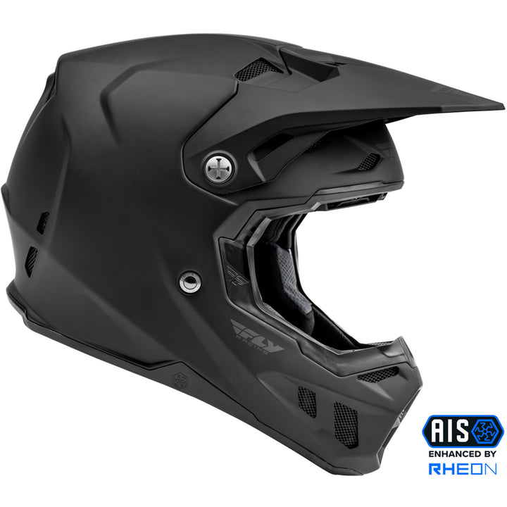 Fly Racing Formula CC Solid Helmet Matte Black - Right Side View