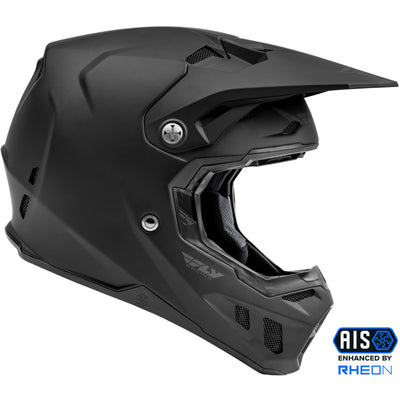 Fly Racing Formula CC Solid Helmet Matte Black - Right Side View