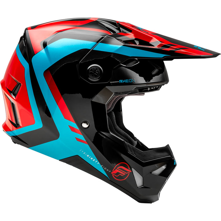 Fly Racing Formula CP Krypton Helmet Red/Black/Blue - Right Side View