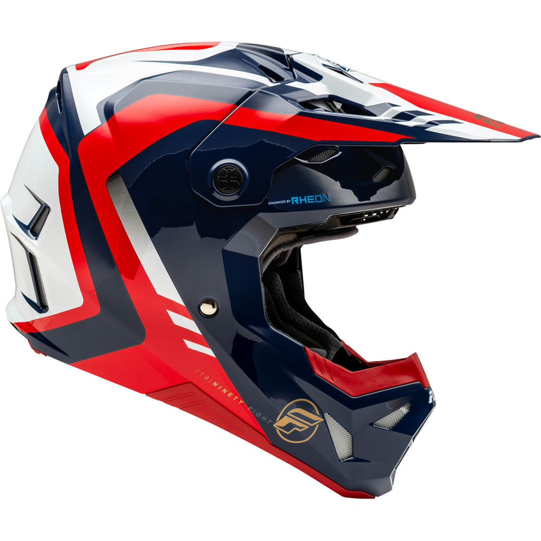 Fly Racing Formula CP Krypton Helmet Red/White/Navy - Right Side View