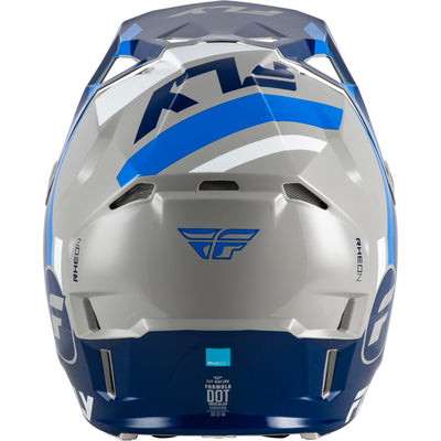 Fly Racing Formula CP Seal Helmet Navy/Blue/Grey - Rear View
