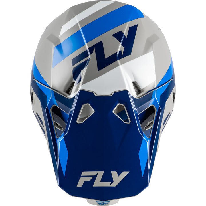 Fly Racing Formula CP Seal Helmet Navy/Blue/Grey - Top Down View