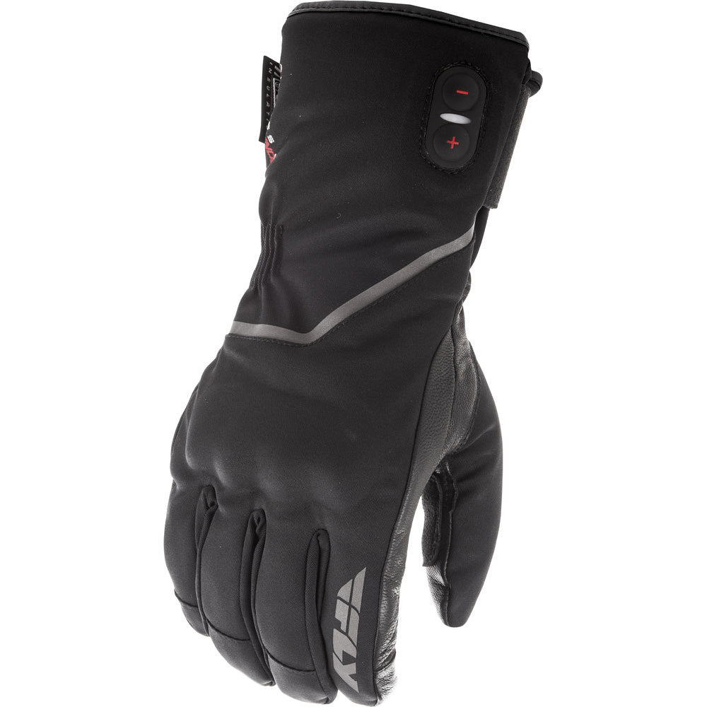 Fly Racing Ignitor Pro Heated Gloves Black - Back of Hand View