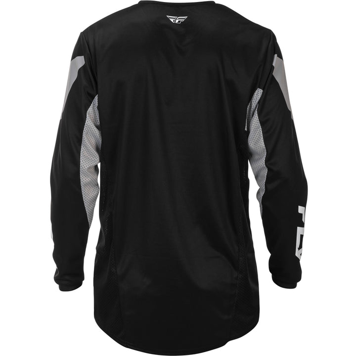 Fly Racing Kinetic Jersey Black/Grey - Rear View