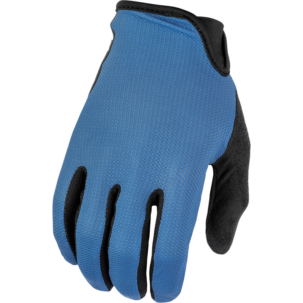 Fly Racing Kinetic Mesh Gloves Slate Blue - Back of Hand View