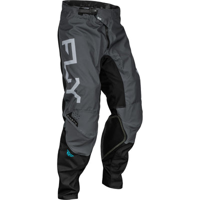 Fly Racing Kinetic Reload Pants Charcoal/Black/Blue Iridium - Front Right Side View