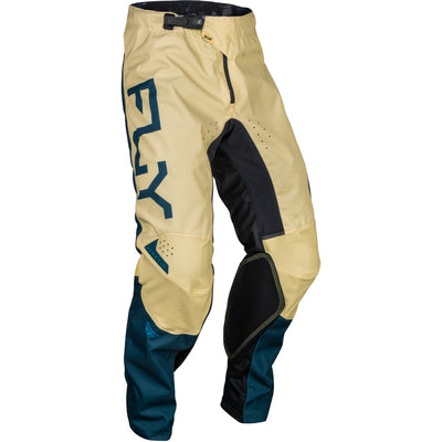 Fly Racing Kinetic Reload Pants Ivory/Navy/Cobalt - Front Right Side View