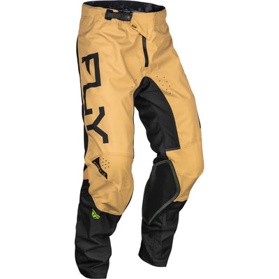 Fly Racing Kinetic Reload Pants Khaki/Black/Hi-Vis - Front Right Side View