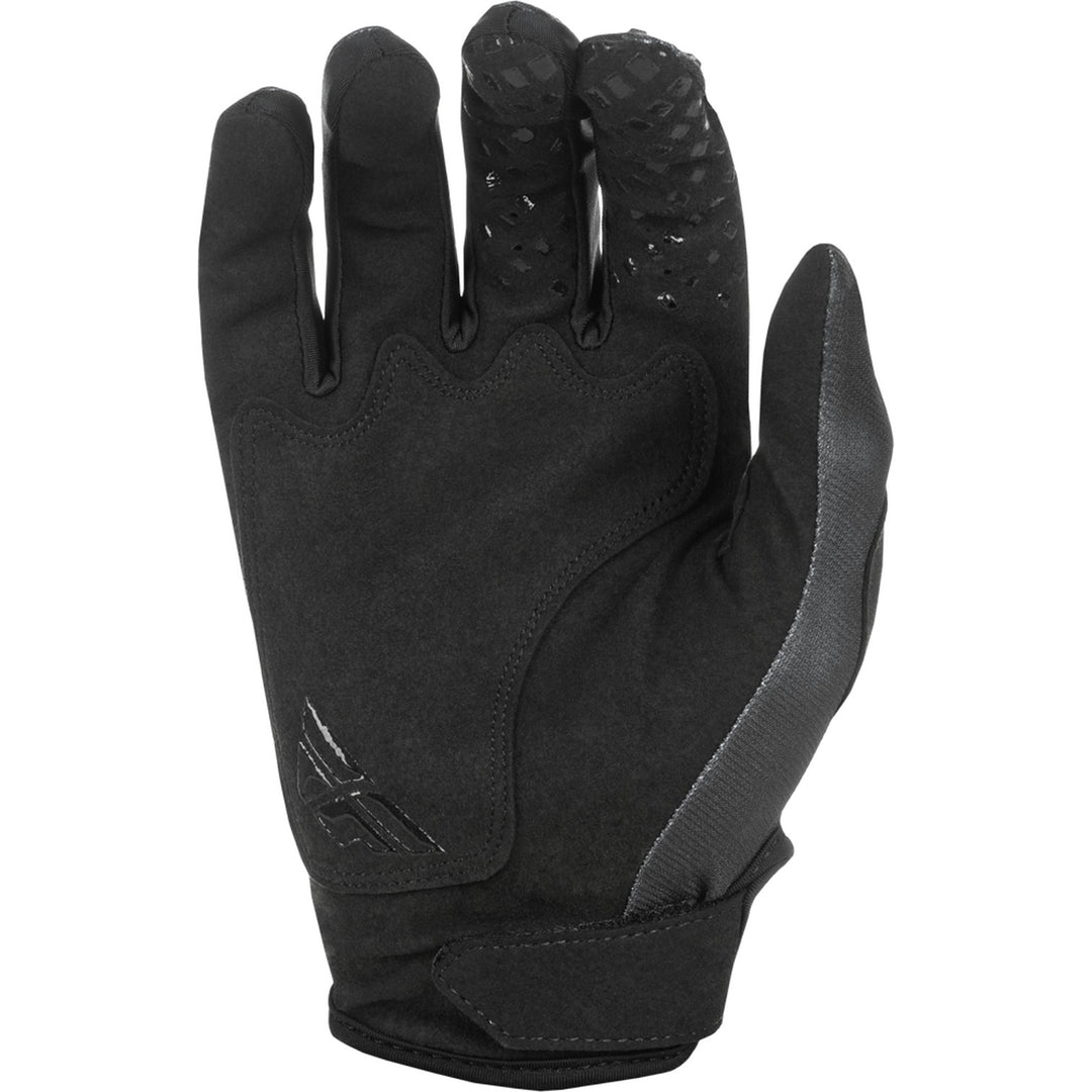 Fly Racing Kinetic Sym Gloves Black/White - Palm View