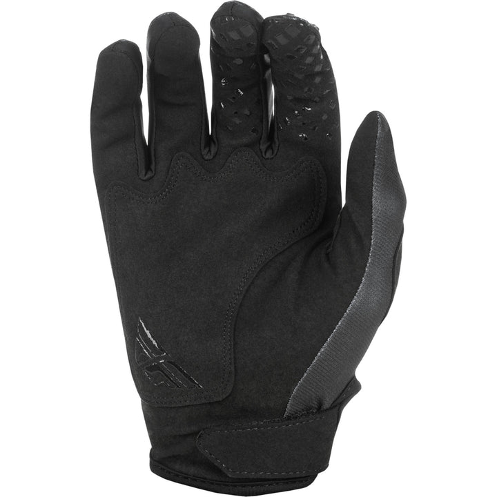 Fly Racing Kinetic Sym Gloves Black/White - Palm View