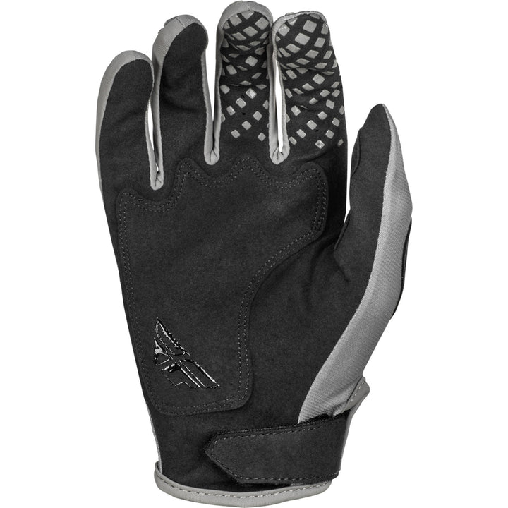 Fly Racing Kinetic Sym Gloves Grey/Black - Palm View
