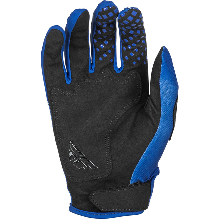 Fly Racing Kinetic Sym Gloves Ultramarine/Dark Blue - Palm View